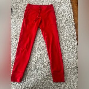 Aerie red joggers